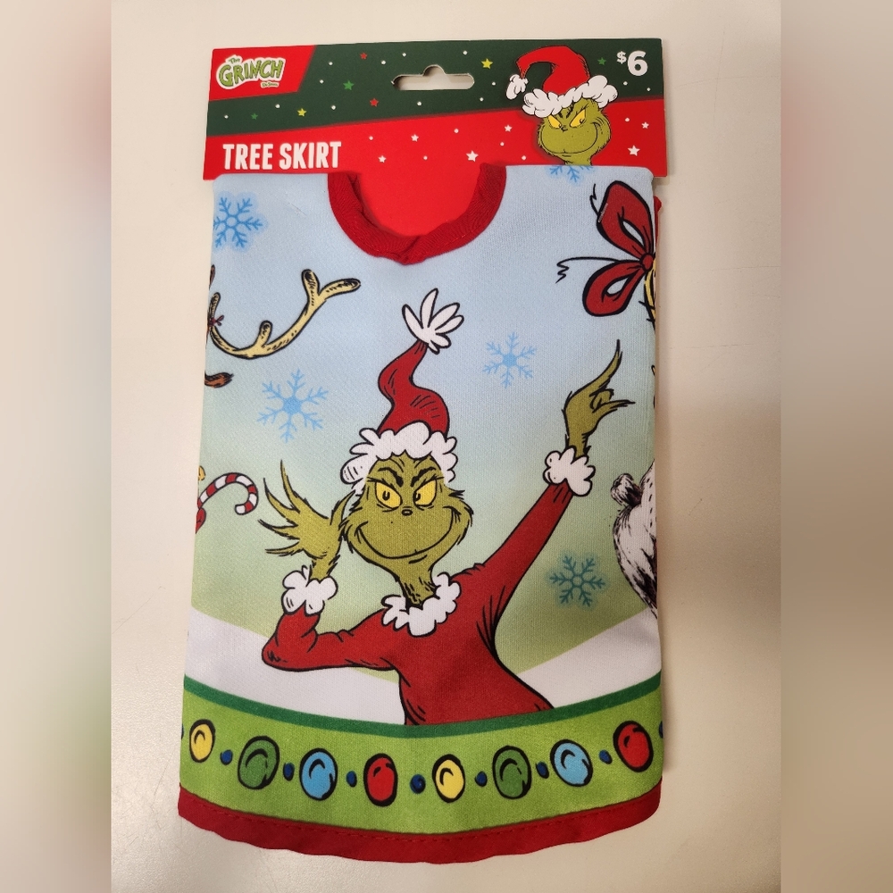 The Grinch Christmas Tree Skirt, 18 inch Fabric